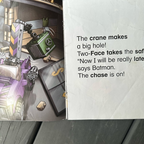 Super heroes- Two-face chase phonics book 6- long a - Picture 8 of 9